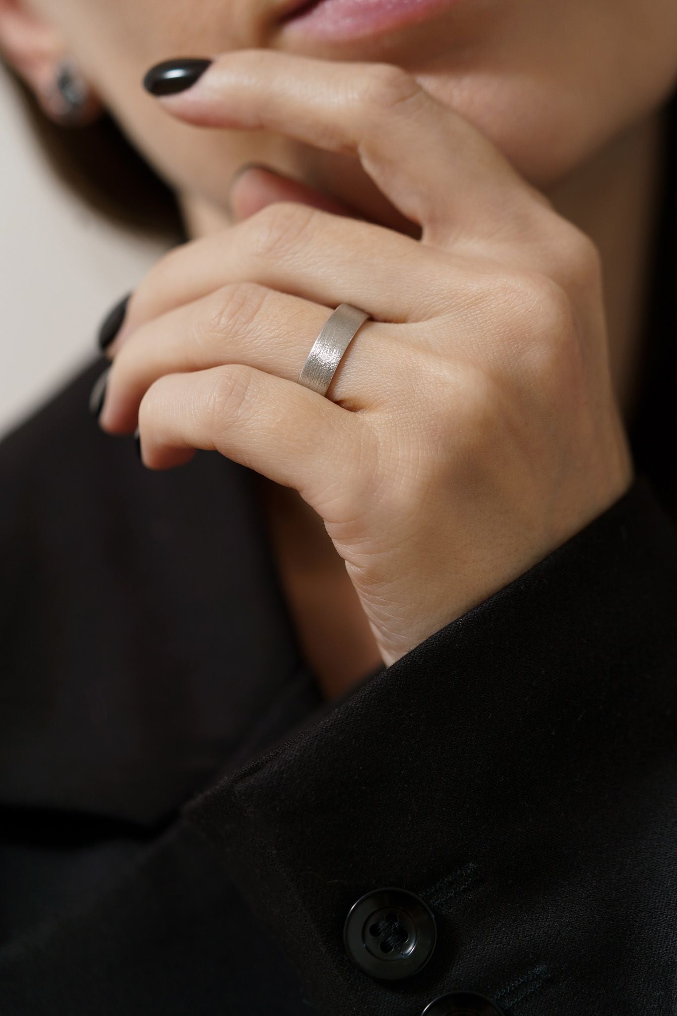 Ring "Simple" (5 mm) brushed