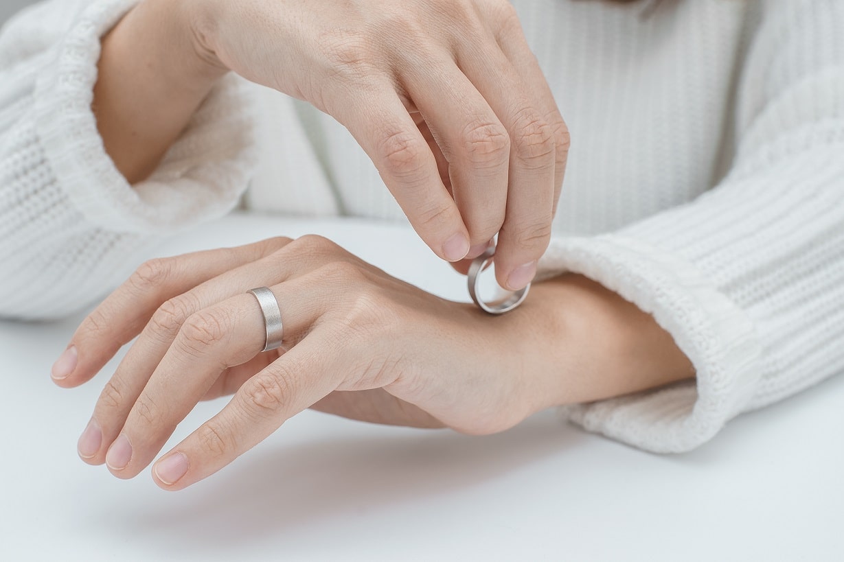 Ring "Simple" (5 mm) brushed