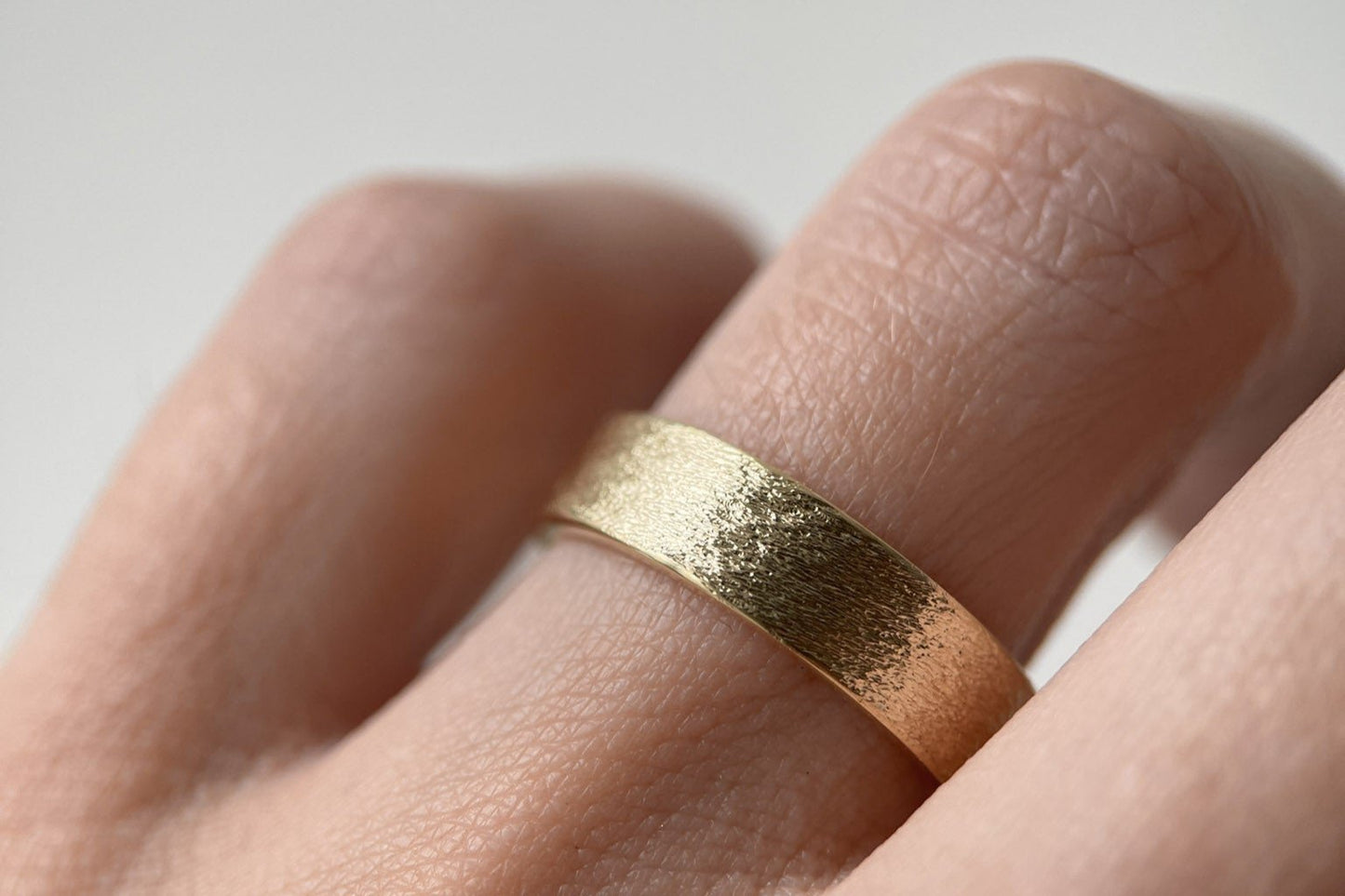 Wedding ring "Simple" (5 mm) brushed