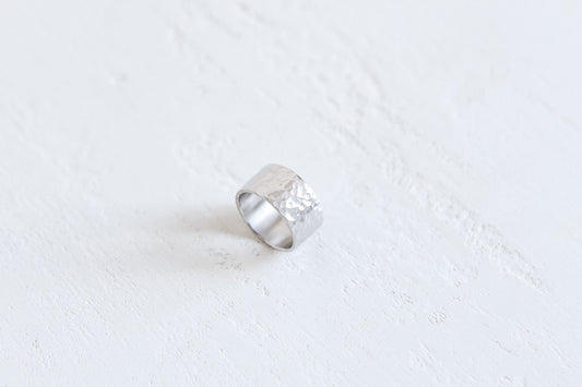 Ring "Simple" (10 mm) hammered