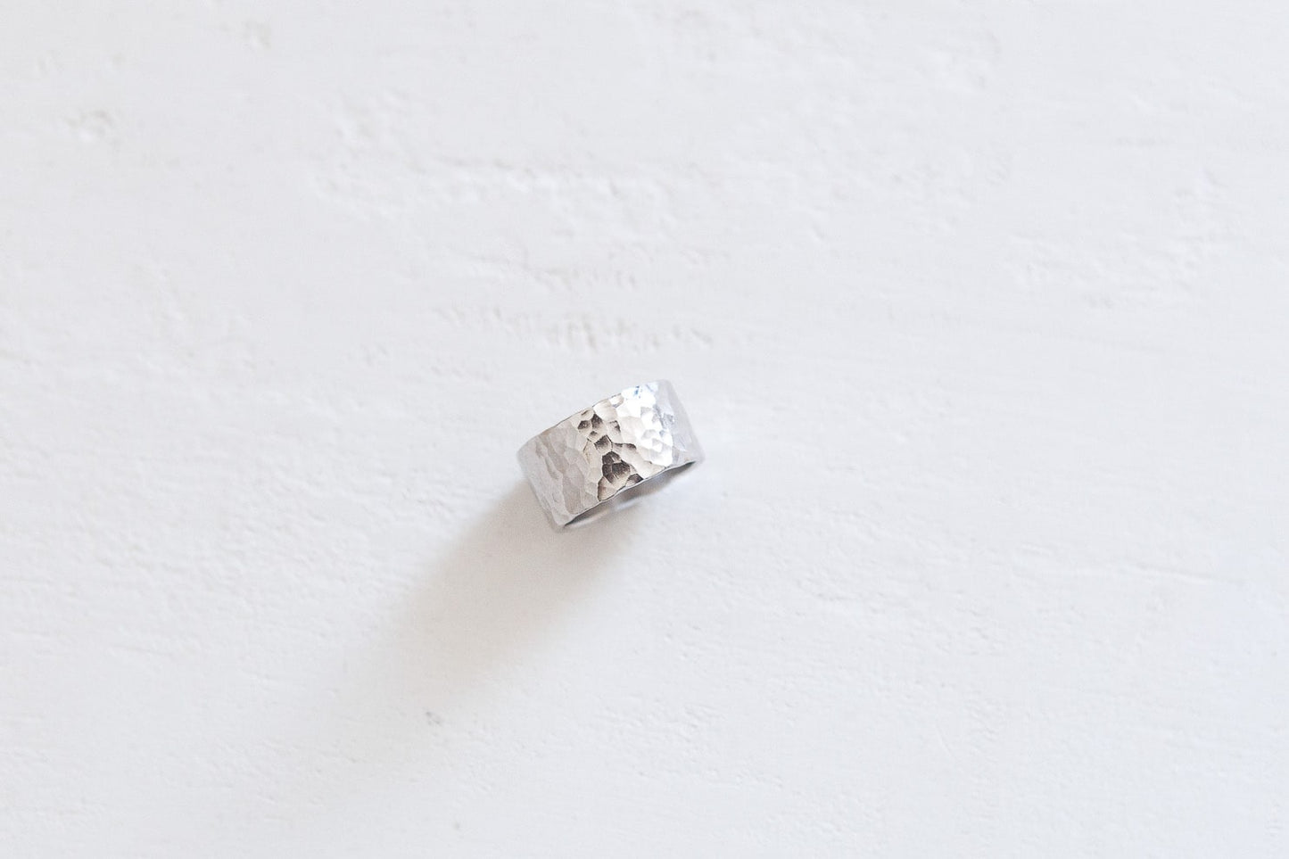 Ring "Simple" (10 mm) hammered