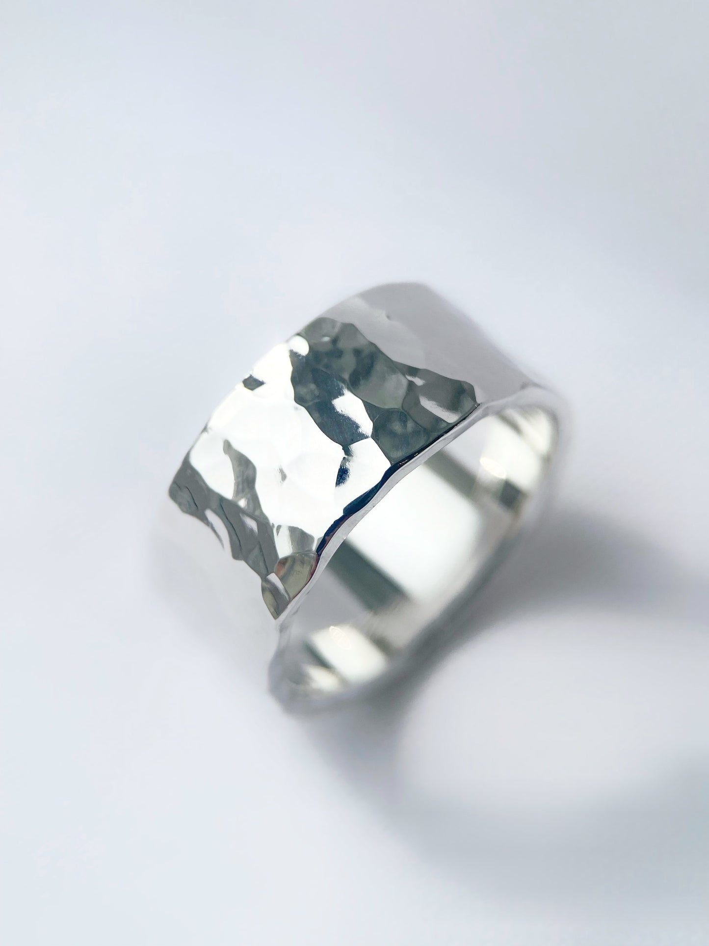 Ring "Simple" (8 mm) hammered