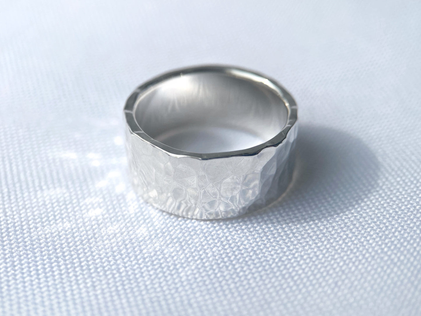 Ring "Simple" (8 mm) hammered