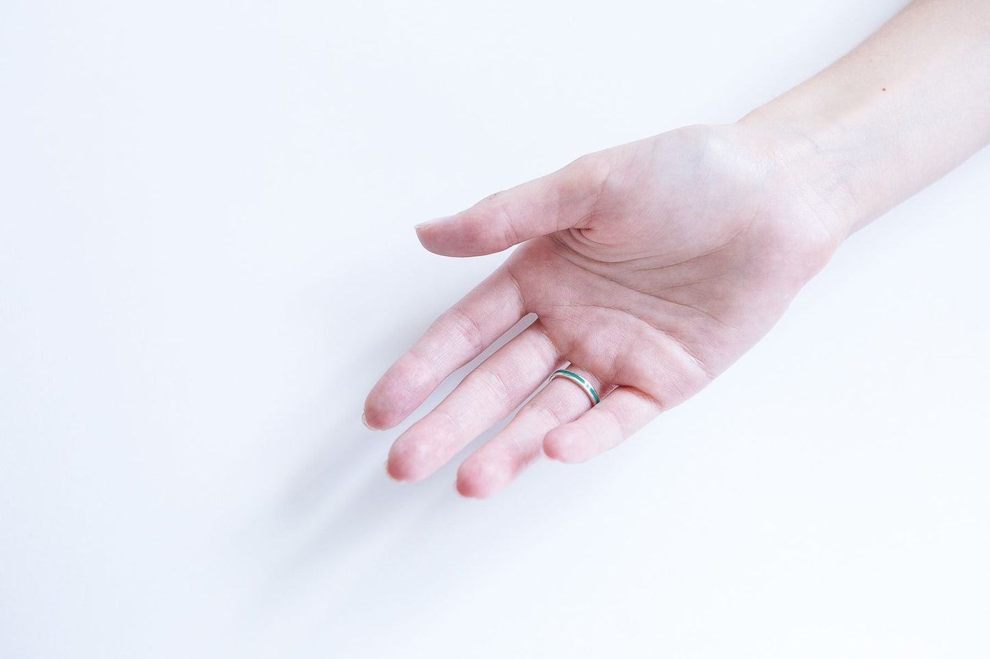 Ring "Stripe" (3 mm) with enamel