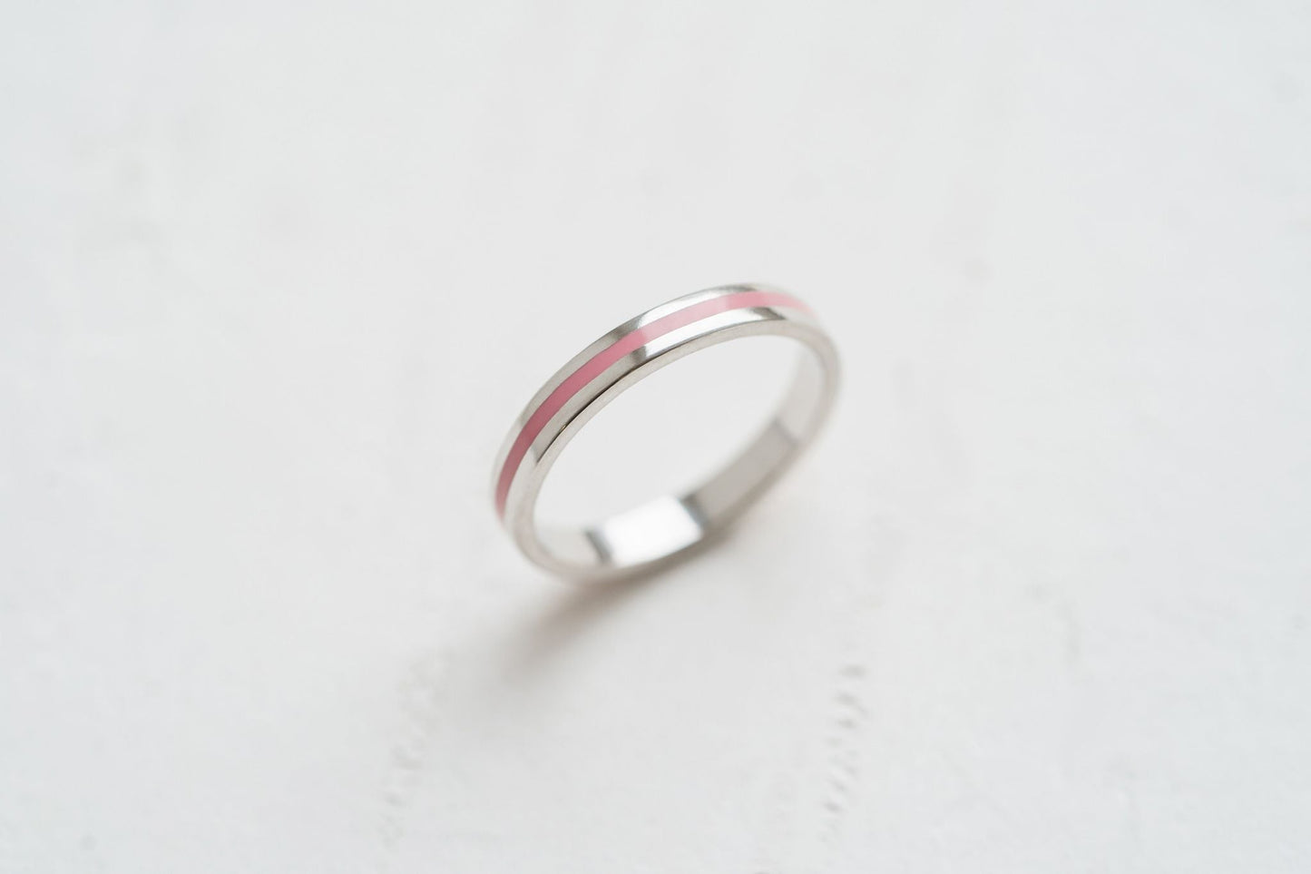 Ring "Stripe" (3 mm) with enamel (different colors to choose from)