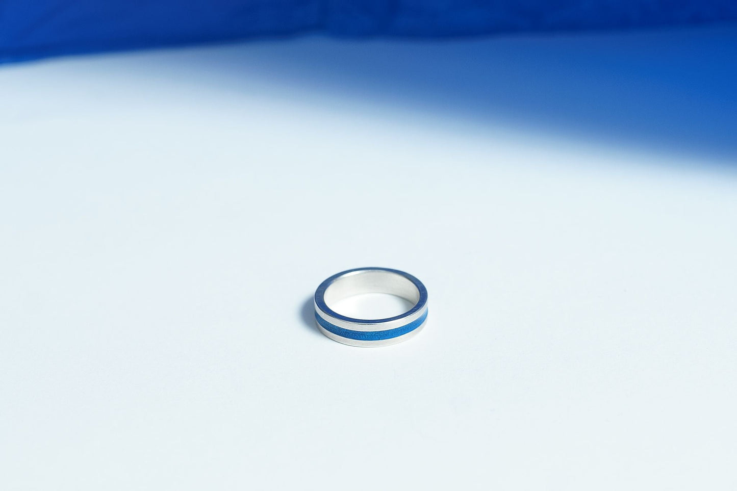 Ring "Stripe" (5 mm) with enamel (different colors to choose from)
