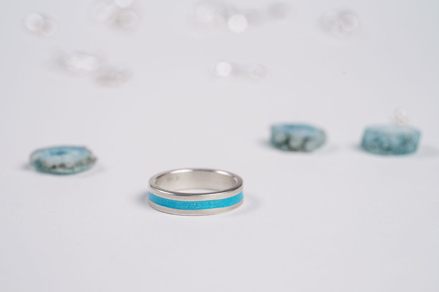 Ring "Stripe" (5 mm) with enamel (different colors to choose from)