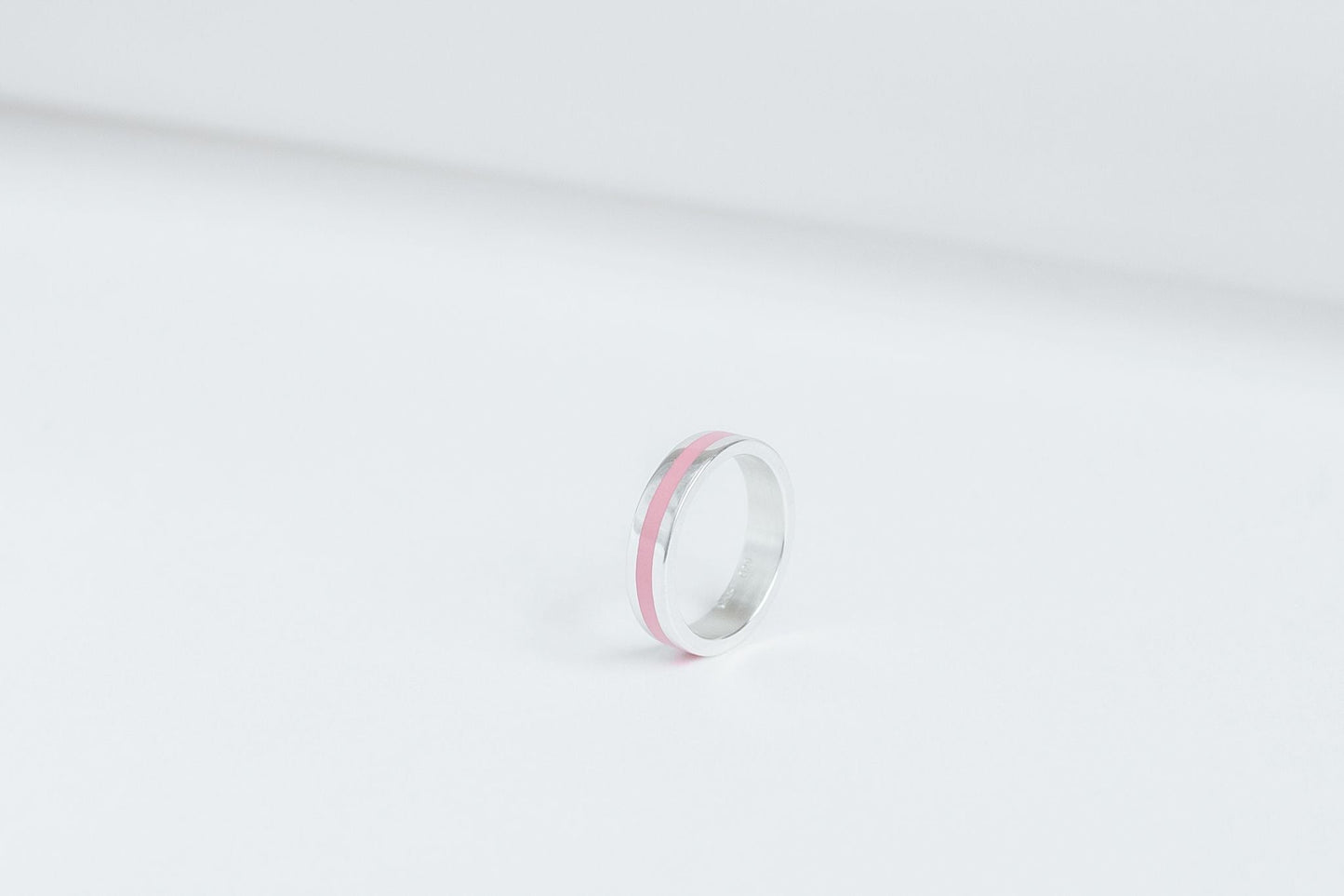 Ring "Stripe" (5 mm) with enamel (different colors to choose from)
