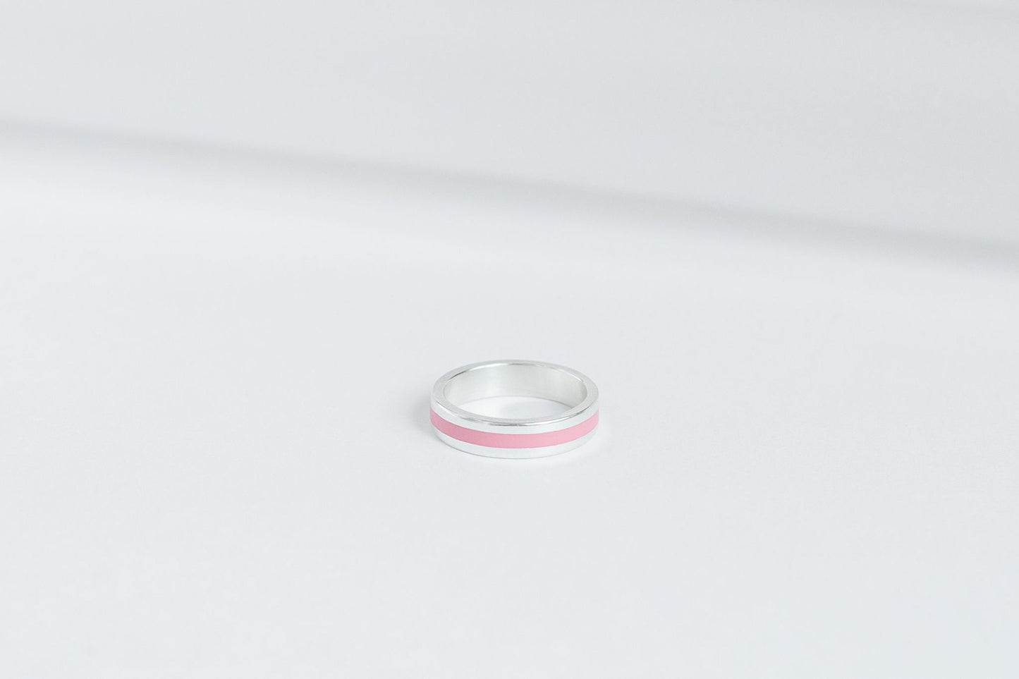 Ring "Stripe" (5 mm) with enamel