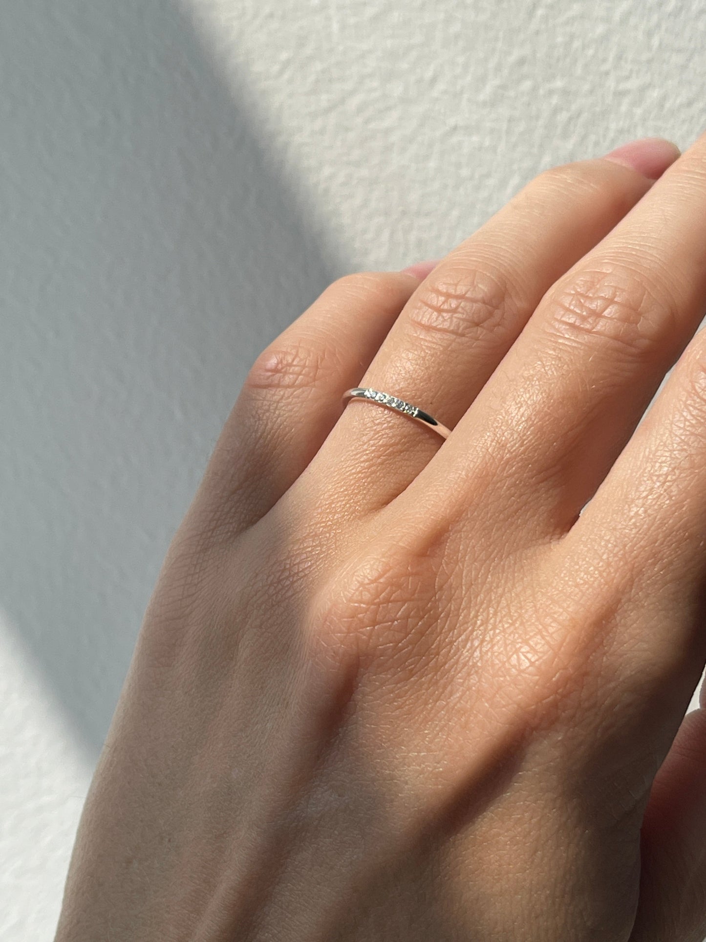 Ring "Thread" (5 gemstones)
