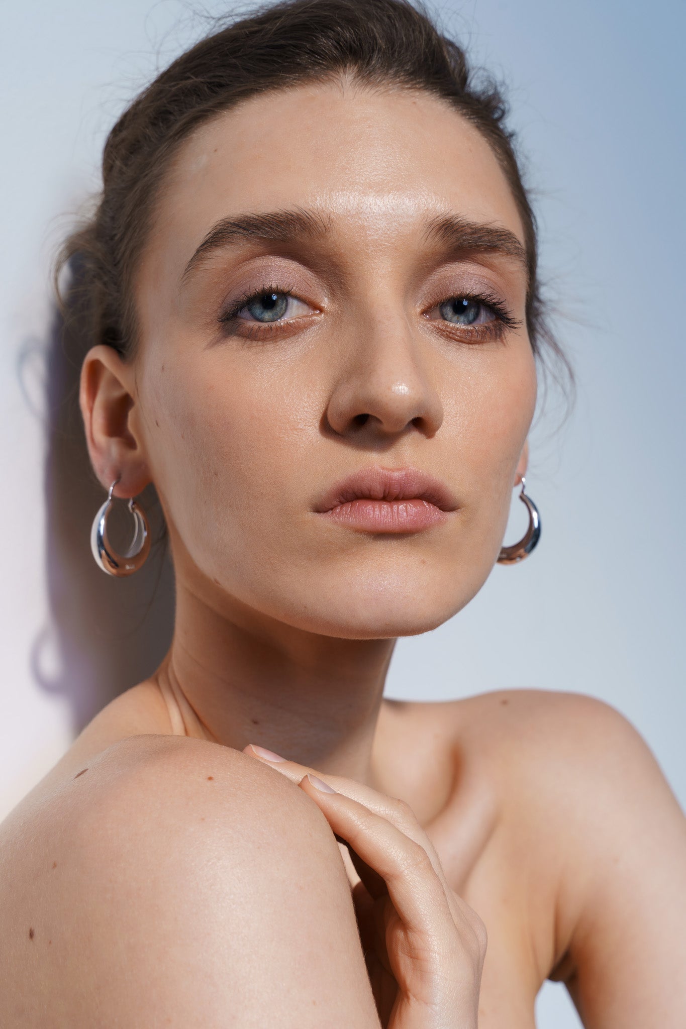 Earrings "Blow" (30 mm)