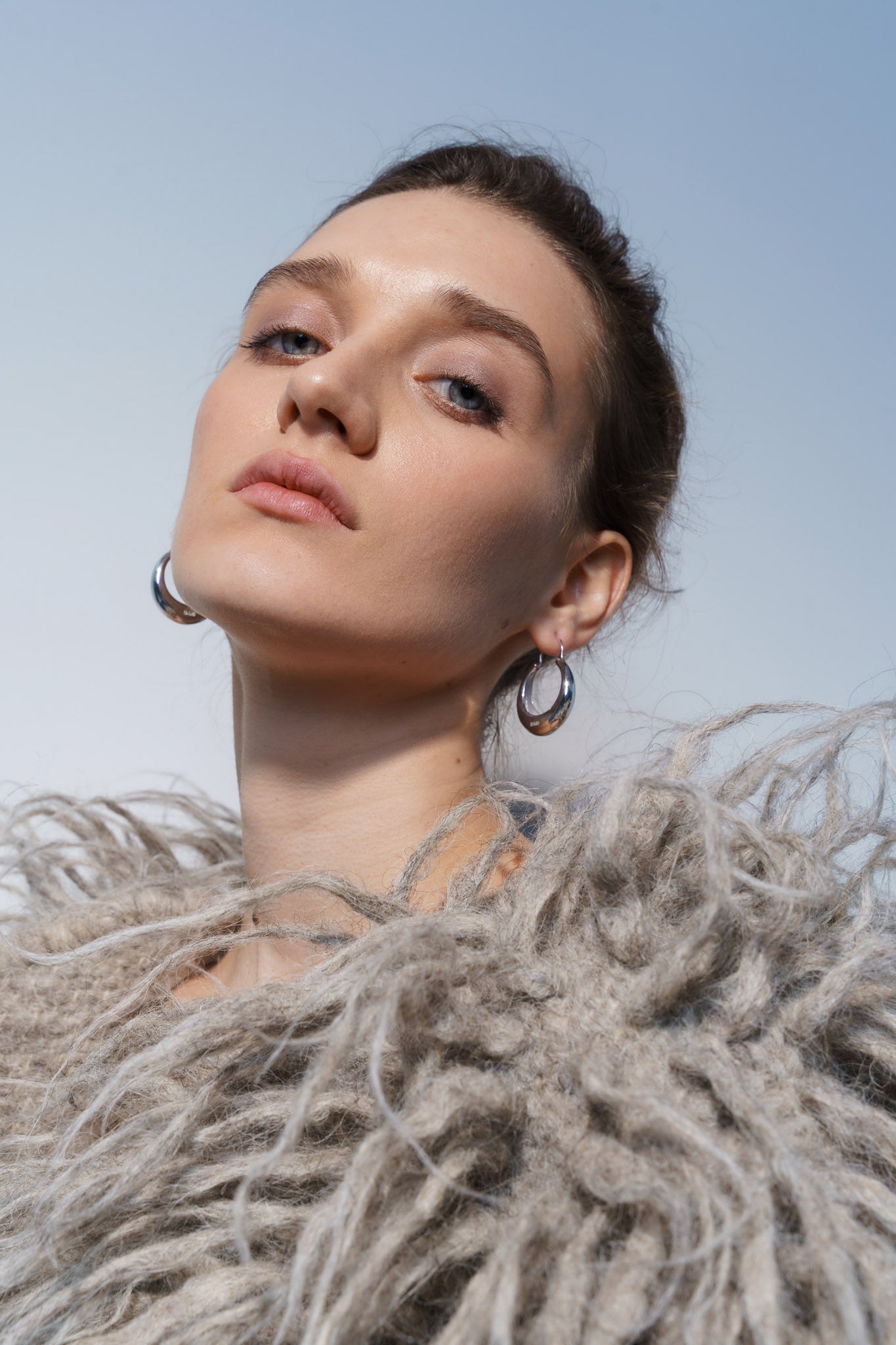 Earrings "Blow" (30 mm)