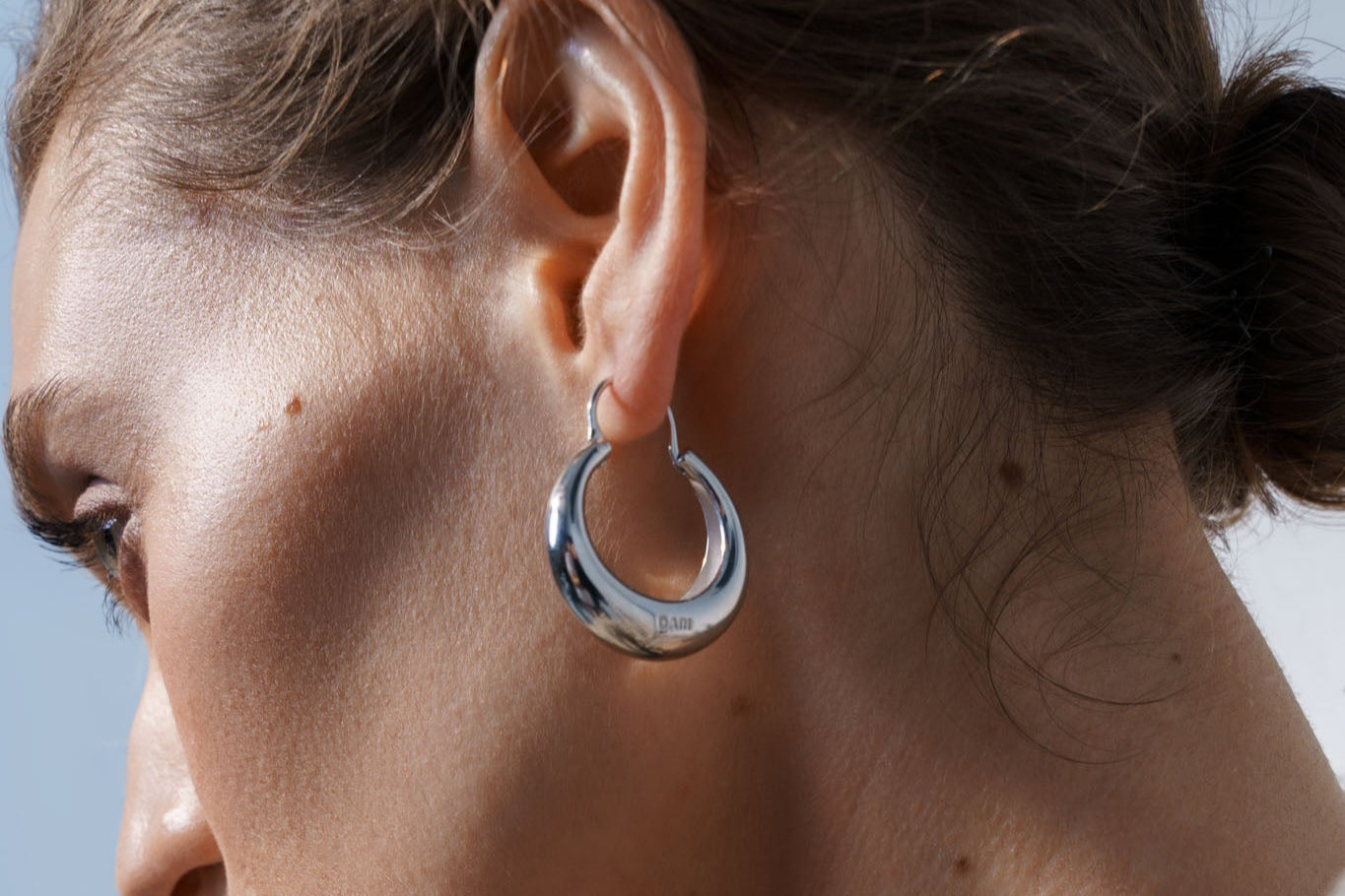 Earrings "Blow" (30 mm)