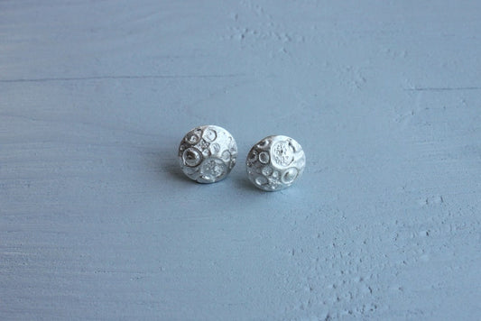 Stud earrings "Moon"