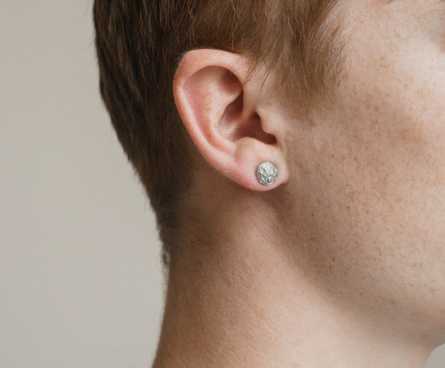 Stud earrings "Moon"