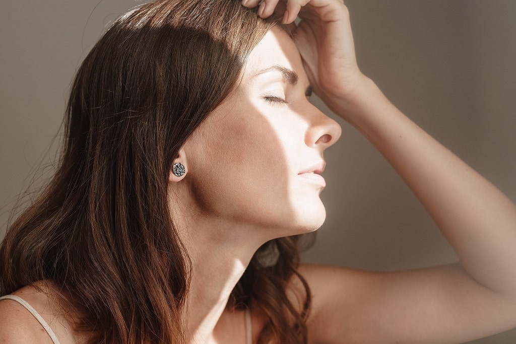 Stud earrings "Asteroid"