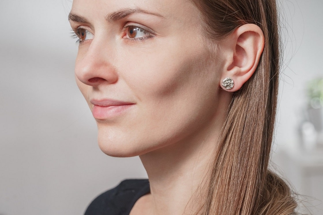 Stud earrings "Asteroid"