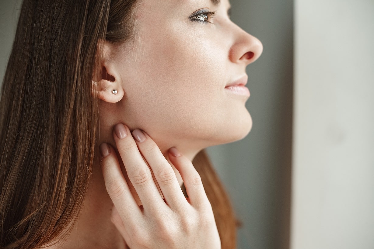 Stud earrings "Facets" mini
