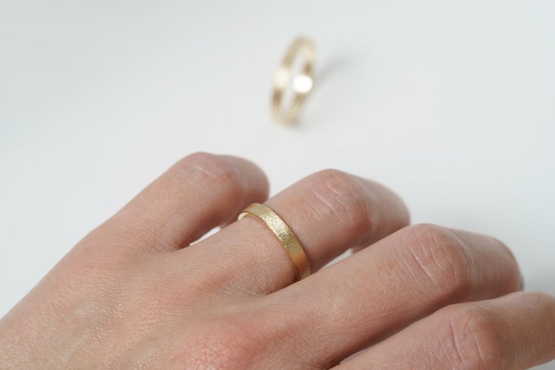 Wedding ring "Simple" (3 mm) brushed