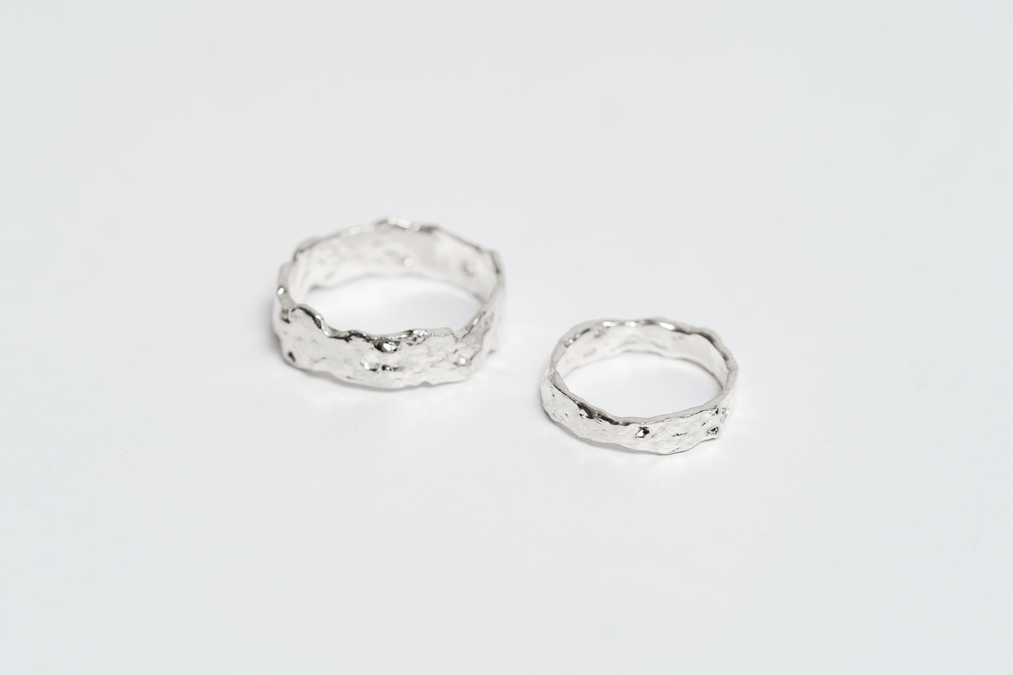 Wedding ring "Light Asteroid" (3 mm)