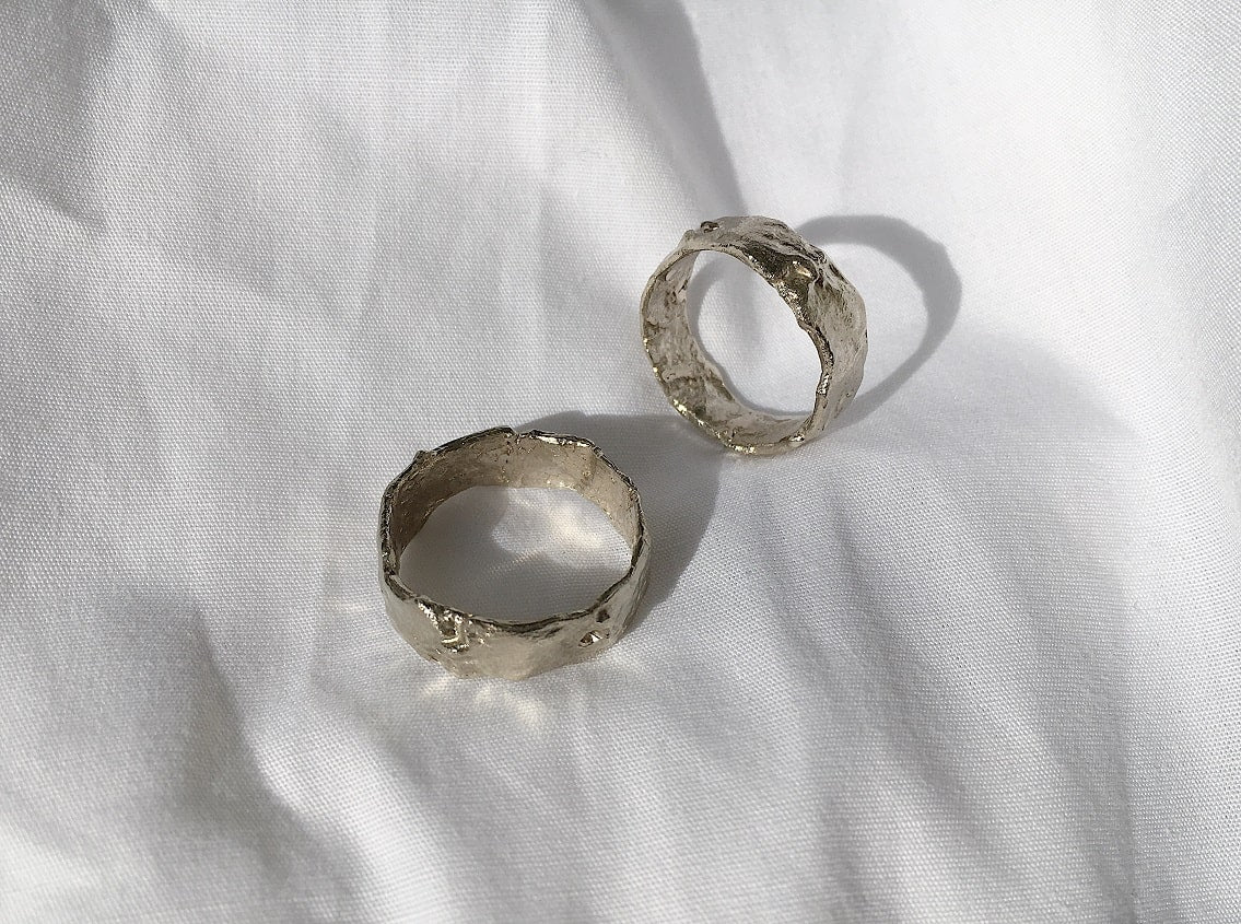 Wedding ring "Light Asteroid" (6 mm)