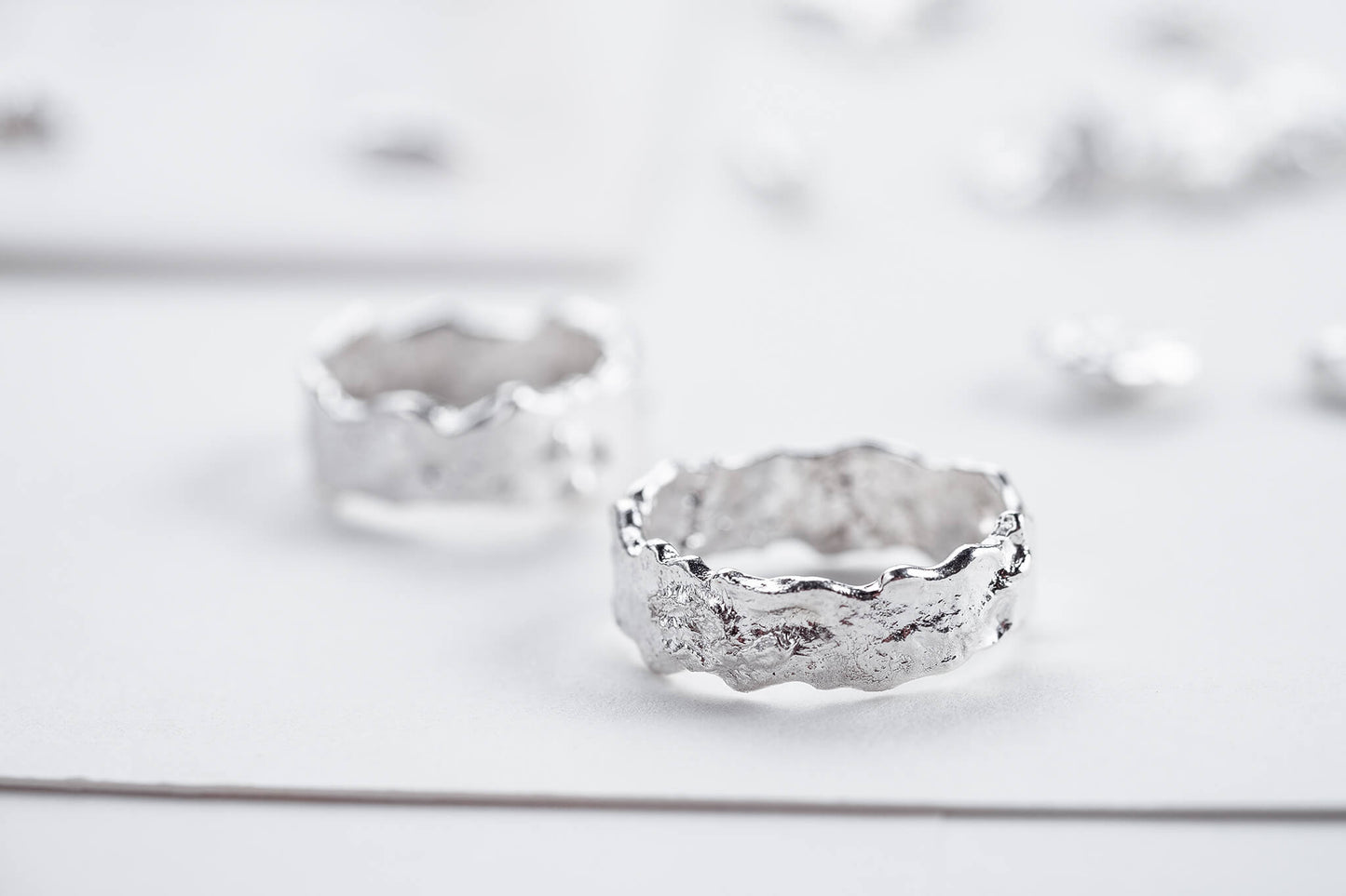 Wedding ring "Light Asteroid" (6 mm)