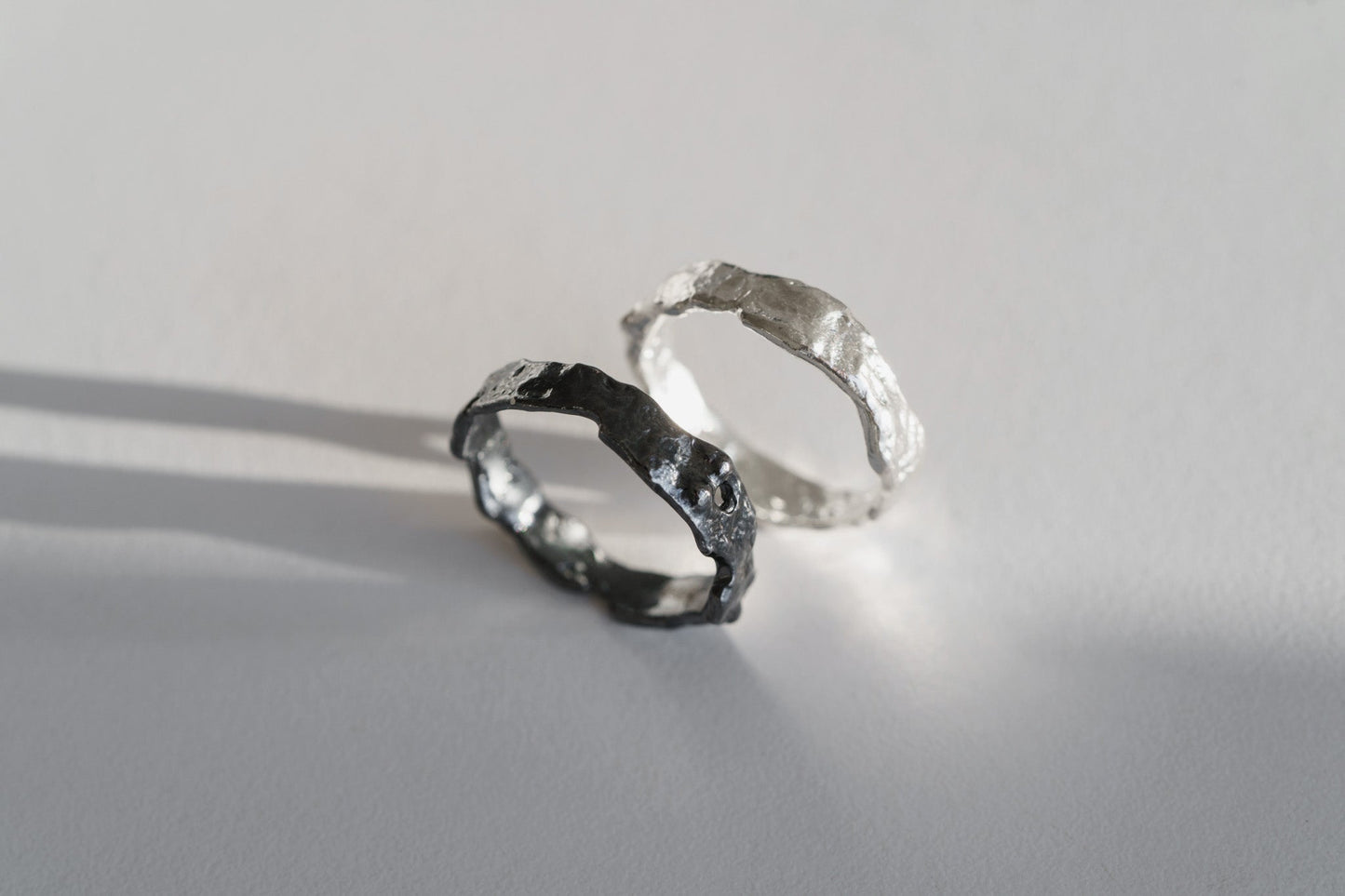 Wedding ring "Light Asteroid" (3 mm)