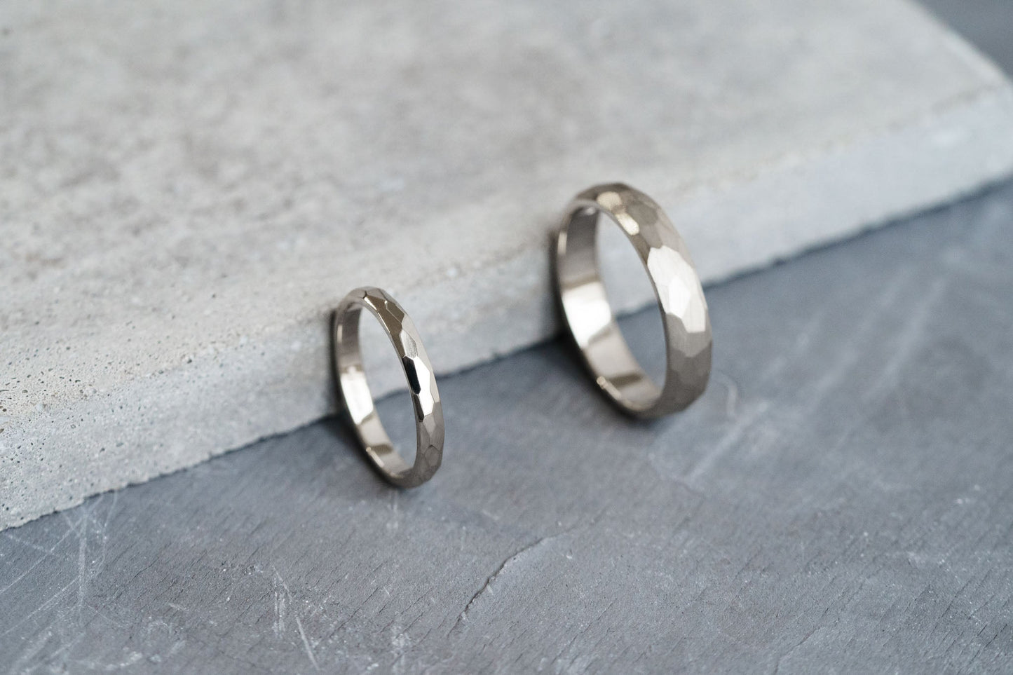 Wedding ring "Small Facets" (3 mm)