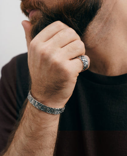 Ring "Chestnuts" blackened (10 mm)