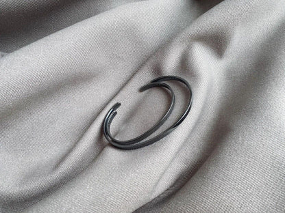 Bracelet "Simple" blackened