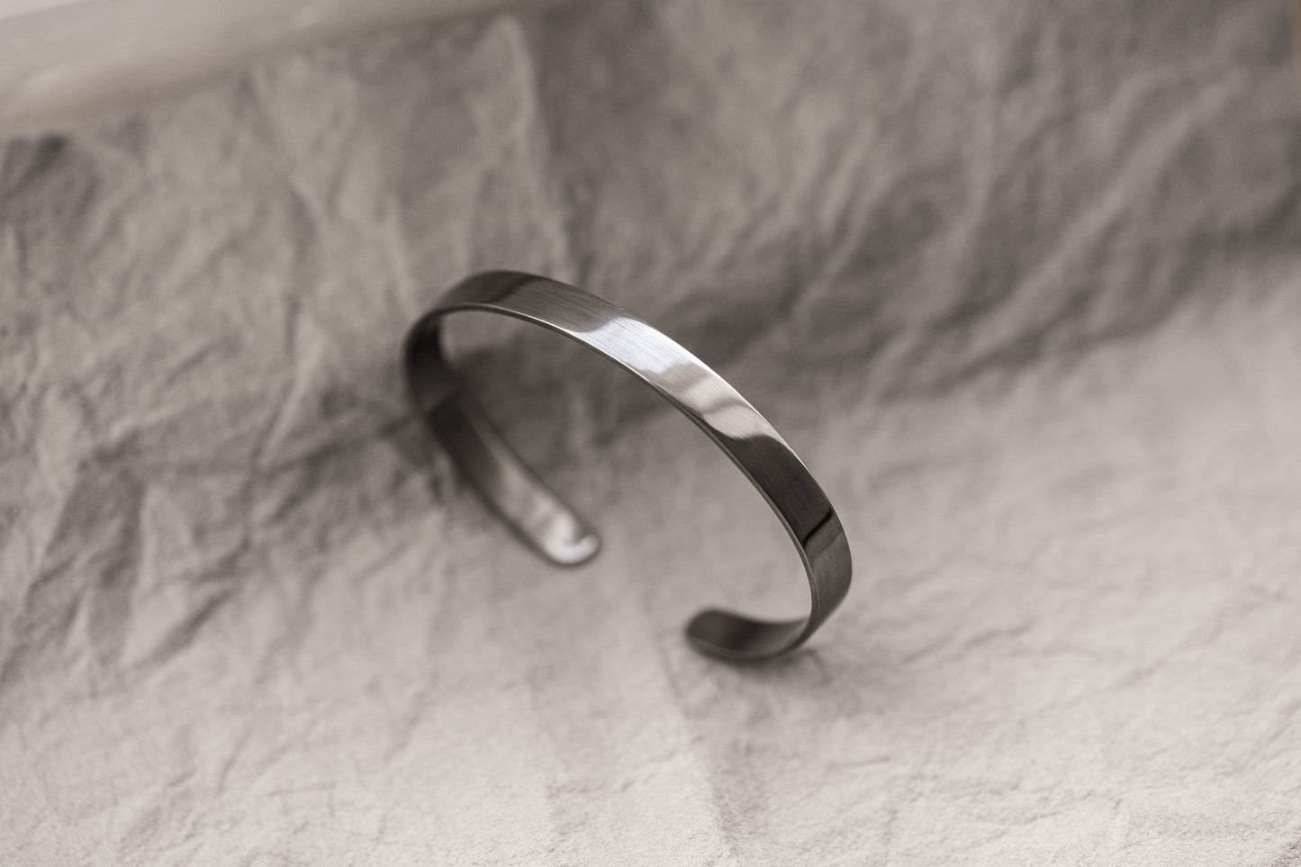 Bracelet "Simple" blackened