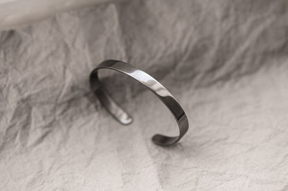 Bracelet "Simple" blackened