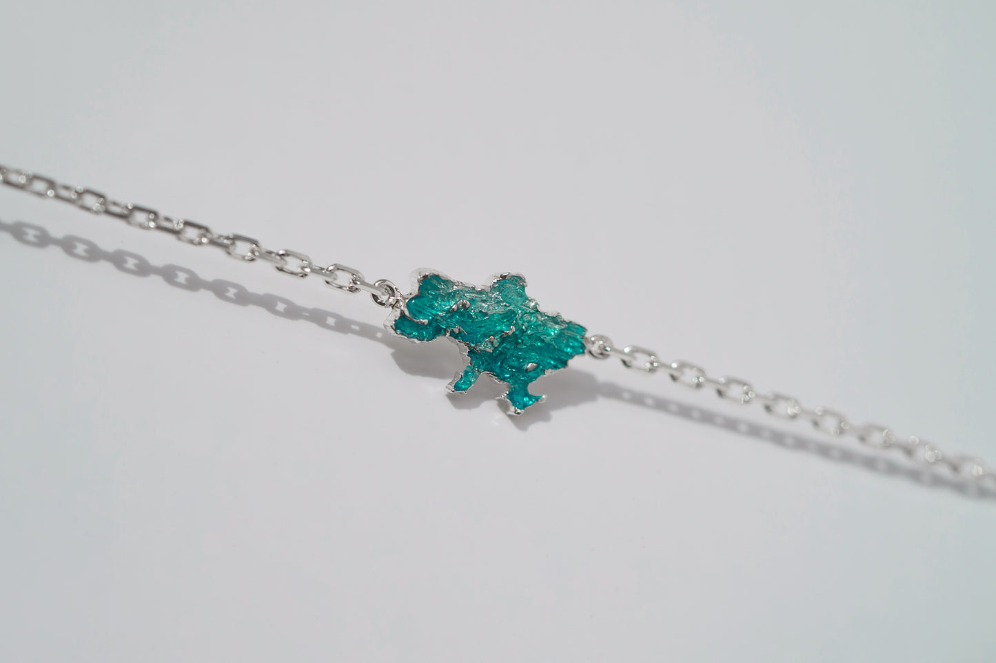 Bracelet "United" (15 mm) textured with enamel