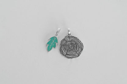 Pendant on the neck "Breath of my forest"