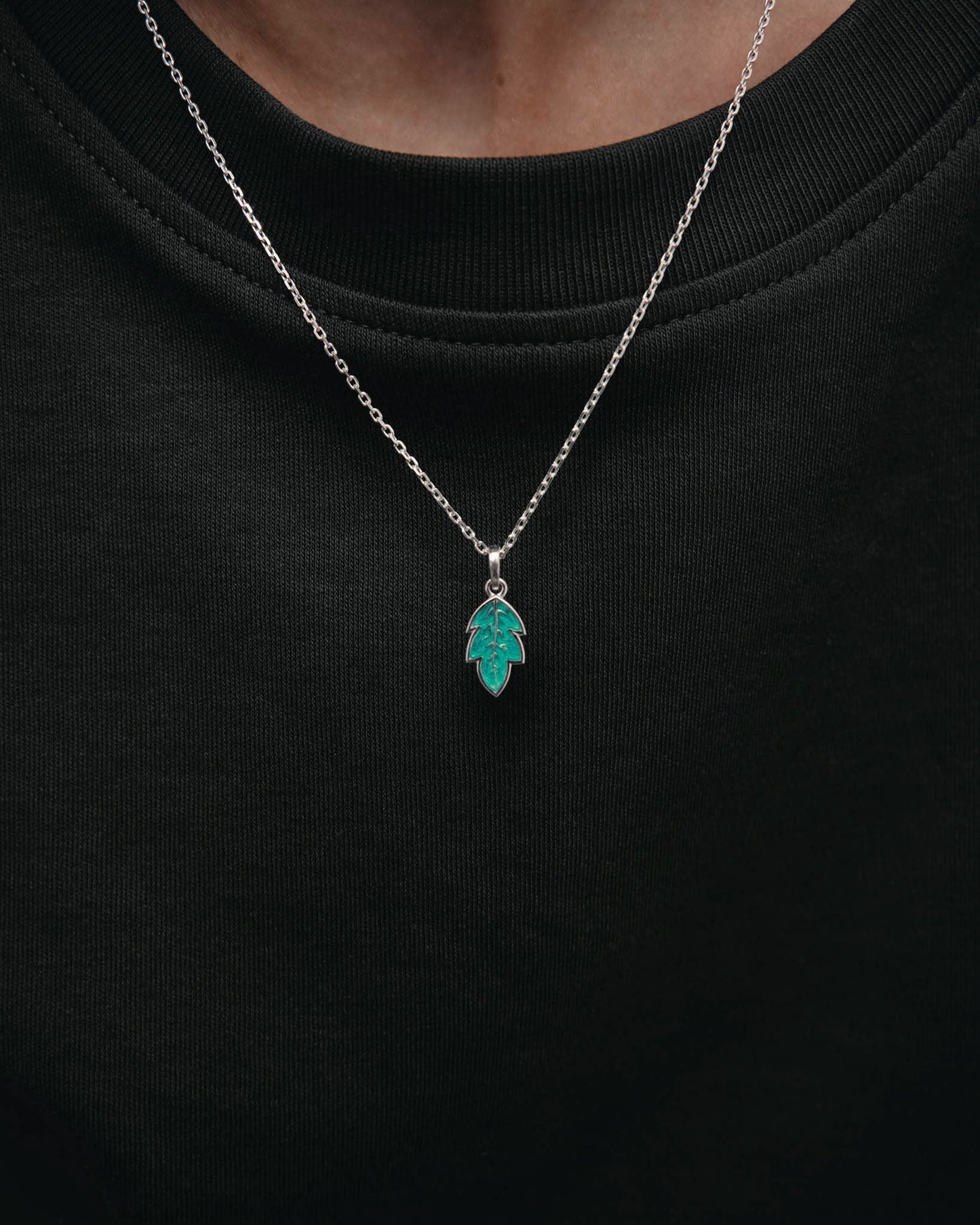 Pendant on the neck "Breath of my forest"