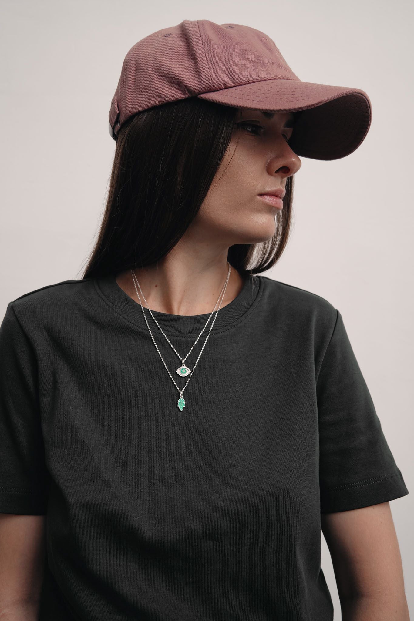 Pendant on the neck "View of my forest" (15 mm)