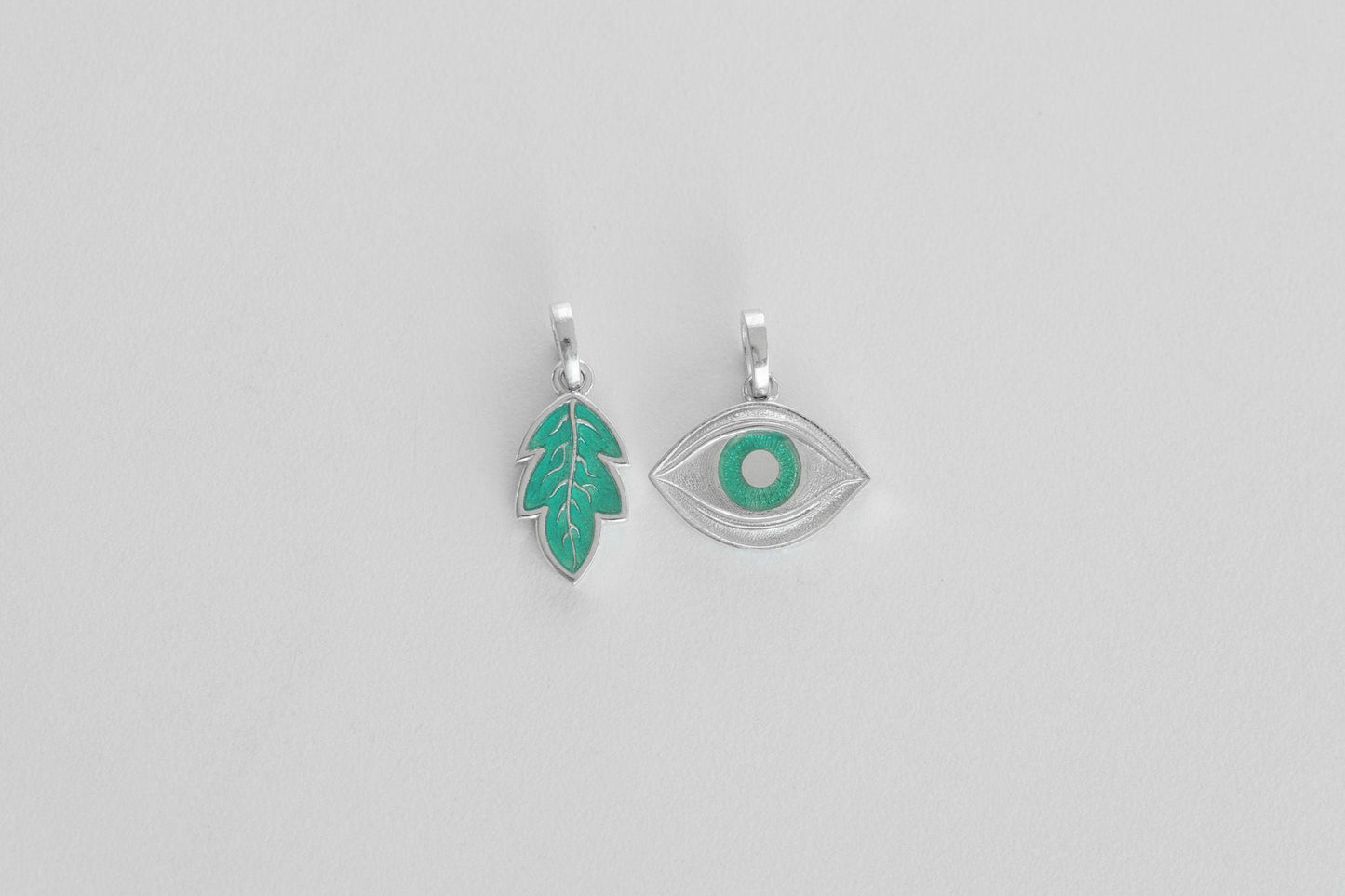 Pendant on the neck "View of my forest" (15 mm)