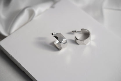 Congo earrings "Large facets"