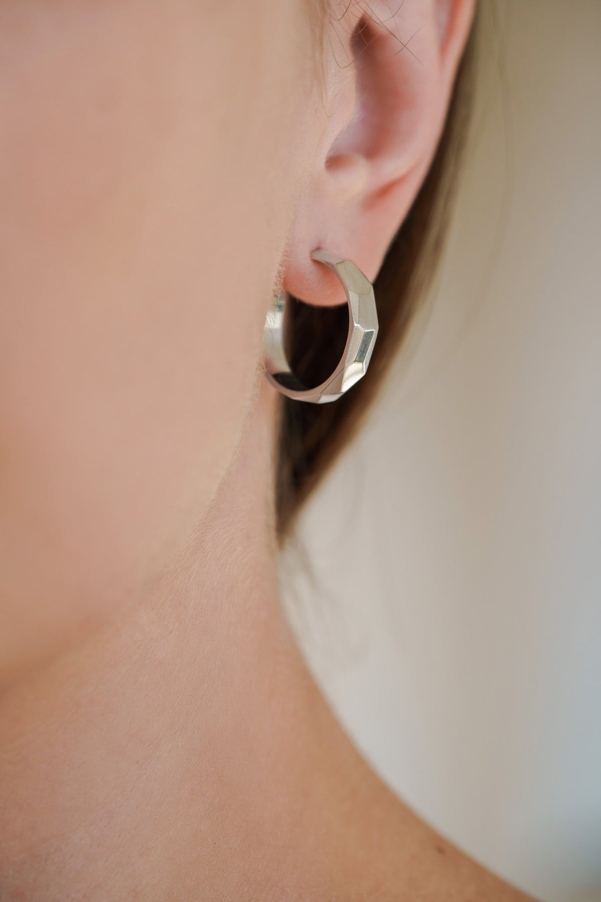 Congo earrings "Large facets"
