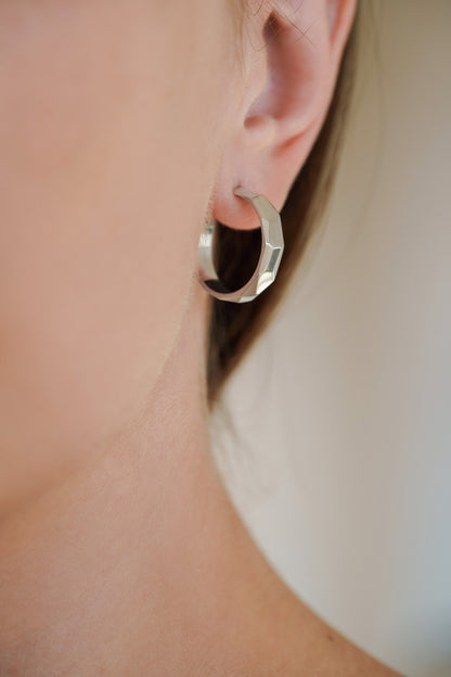 Congo earrings "Large facets"