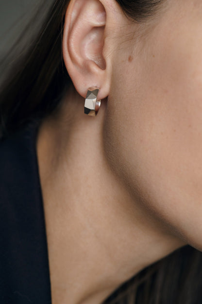 Congo earrings "Large facets"