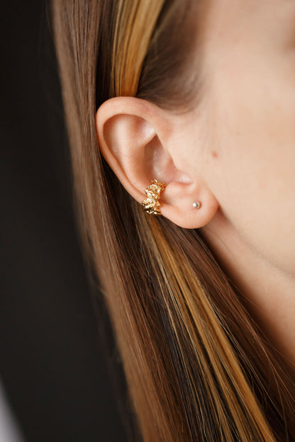 Cuff "Asteroidal belt" with gilding