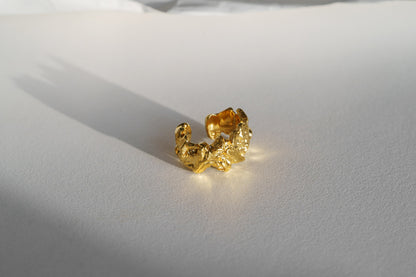 Cuff "Asteroidal belt" with gilding