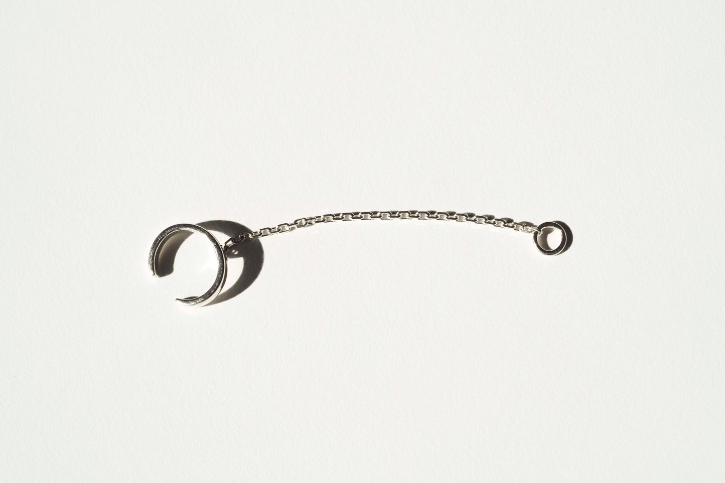 Cuff "SIMPLE" with chain - accessory to earrings Size (width)