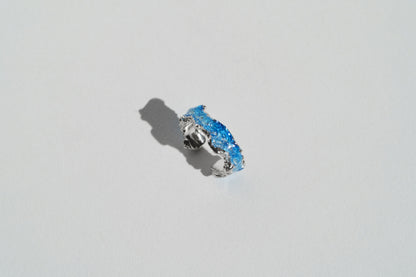 Cuff "Wave" (4 mm) blue