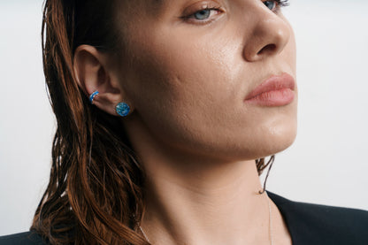 Cuff "Wave" (4 mm) blue