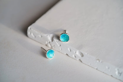 Earrings "SEA" (6 mm)