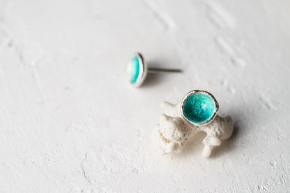 Earrings "SEA" (9 mm)