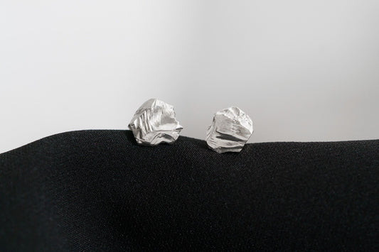 Earrings "Anthracite" (10 mm)