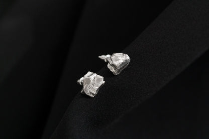 Earrings "Anthracite" (6 mm)